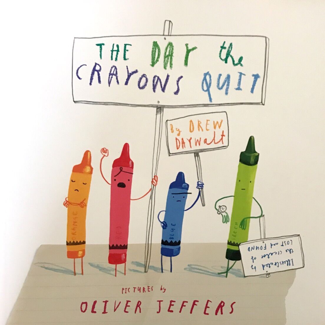 day the crayons quit 蜡笔罢工