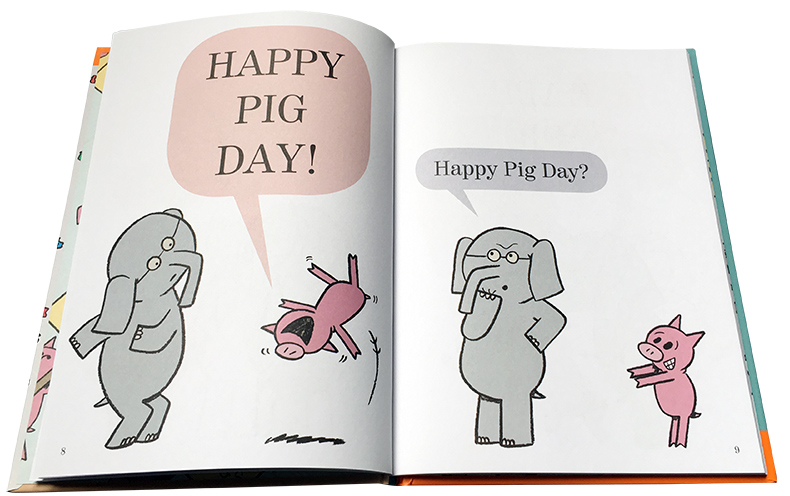 Elephant & Piggie Books:Happy Pig Day! 小猪节快乐！（硬装）