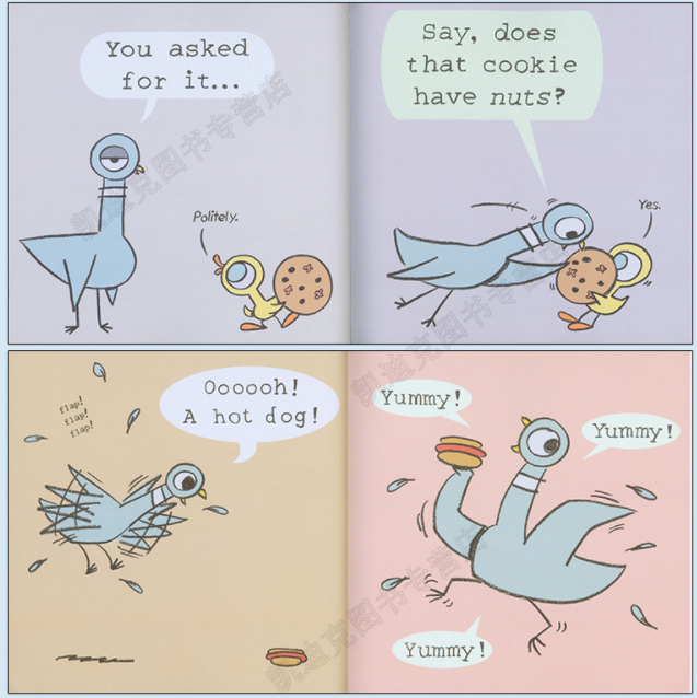 Mo Willems: The Duckling Gets a Cookie 丑小鸭得到了一个曲奇饼