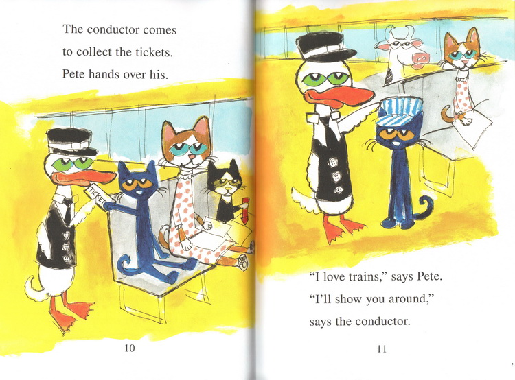 I Can Read: Pete the cat's train trip